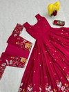 PC 548 Crep Silk Embroidery Work Gown Wholesale Clothing Suppliers In India